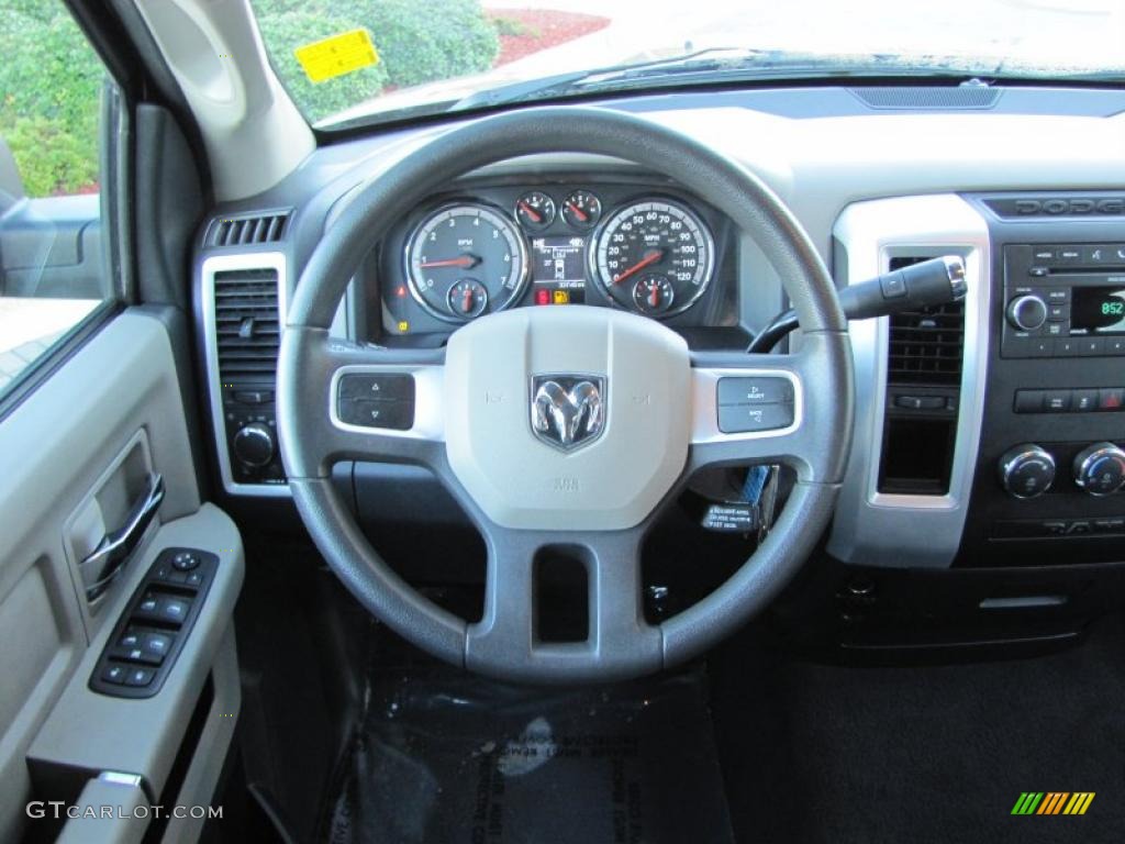 2010 Ram 1500 SLT Quad Cab - Austin Tan Pearl / Dark Slate/Medium Graystone photo #23