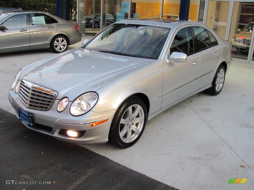 Iridium Silver Metallic 2008 Mercedes-Benz E 350 4Matic Sedan Exterior Photo #38974388