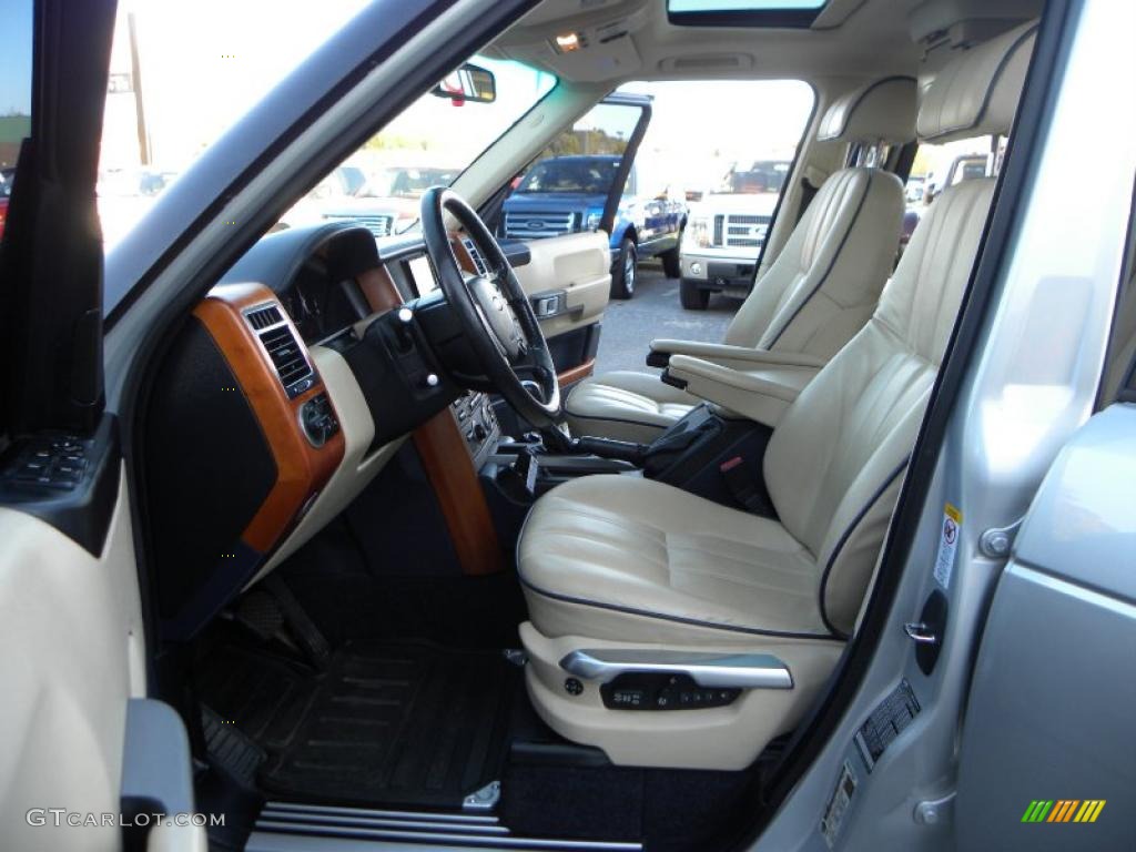 Sand/Jet Interior 2005 Land Rover Range Rover HSE Photo #38975886