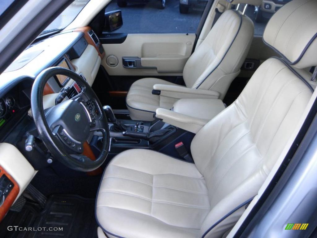 Sand/Jet Interior 2005 Land Rover Range Rover HSE Photo #38976032