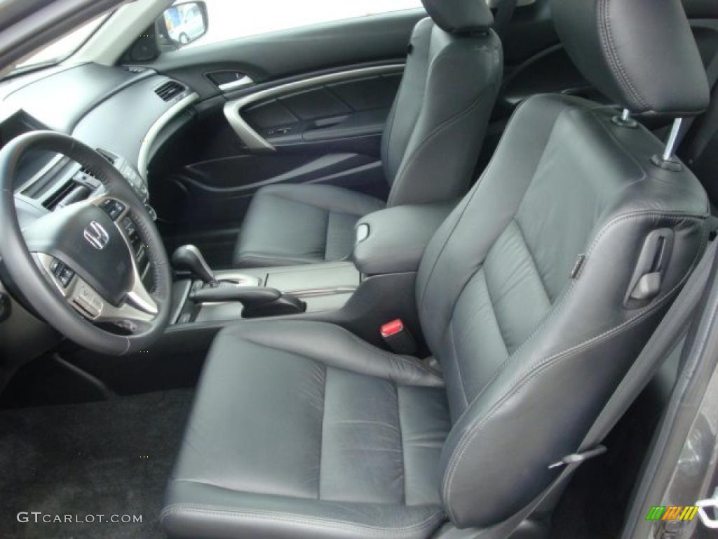 Black Interior 2010 Honda Accord EX-L V6 Coupe Photo #38976239