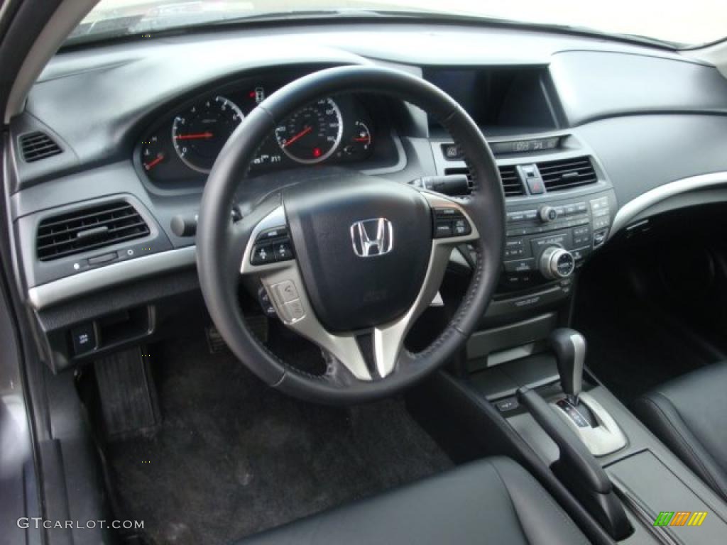 2010 Honda Accord EX-L V6 Coupe Black Dashboard Photo #38976267