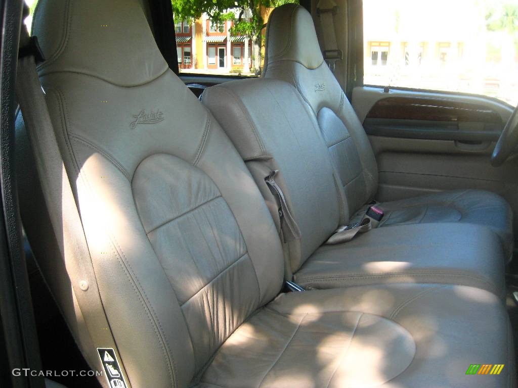 2000 F350 Super Duty Lariat Crew Cab Dually - Woodland Green Metallic / Medium Parchment photo #4