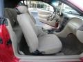 Medium Parchment 2000 Ford Mustang V6 Convertible Interior Color