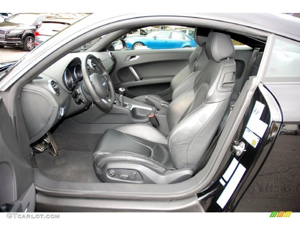Black Interior 2008 Audi TT 3.2 quattro Coupe Photo #38977928