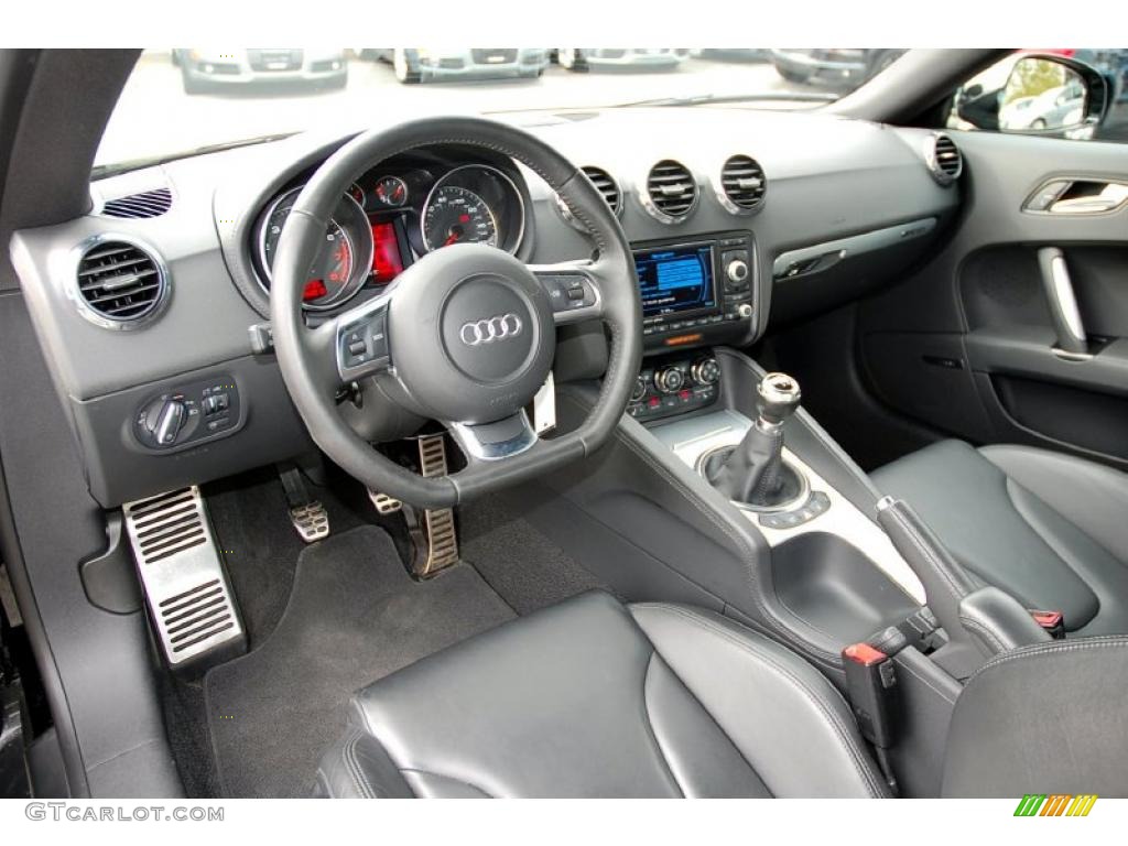 Black Interior 2008 Audi TT 3.2 quattro Coupe Photo #38977944