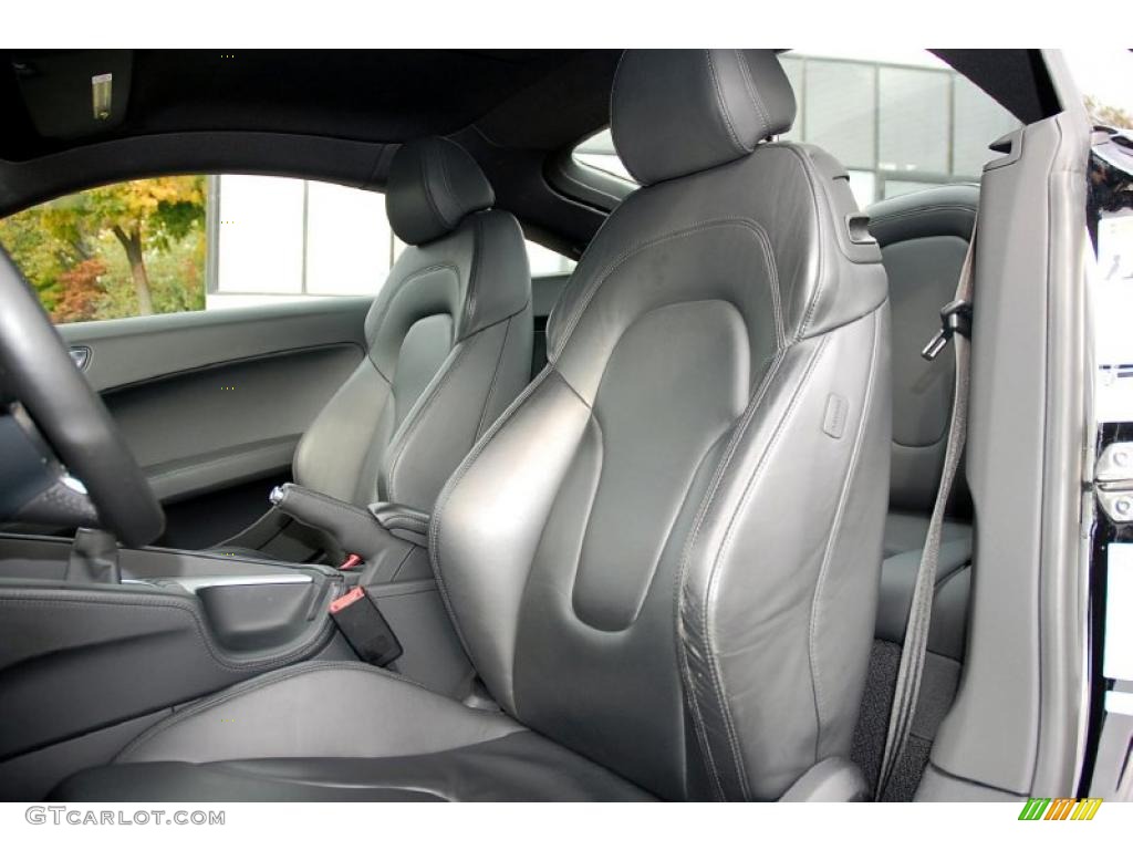 Black Interior 2008 Audi TT 3.2 quattro Coupe Photo #38977976