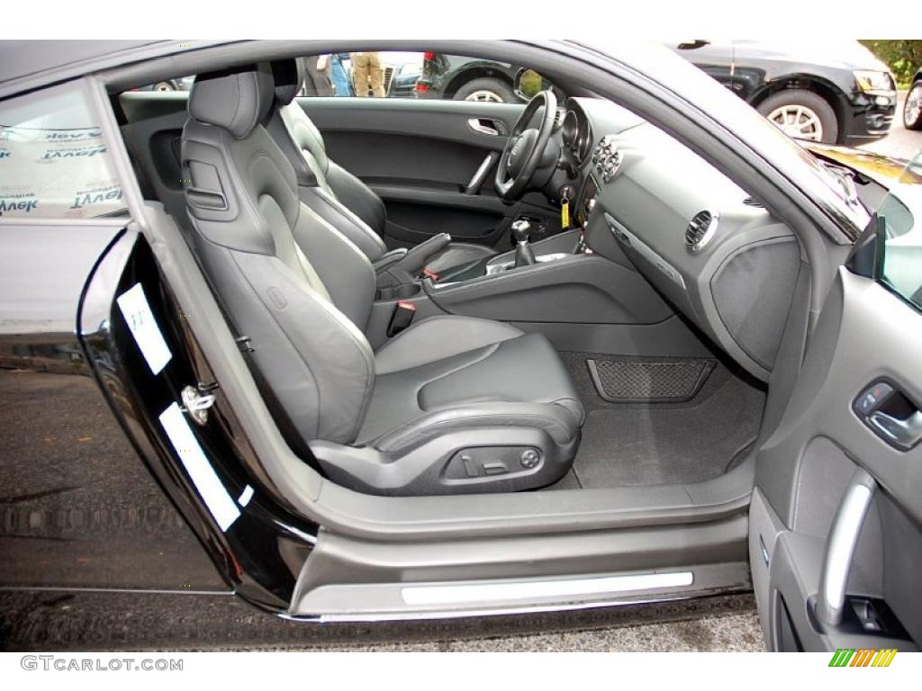 Black Interior 2008 Audi TT 3.2 quattro Coupe Photo #38978053