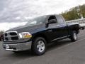 2009 Brilliant Black Crystal Pearl Dodge Ram 1500 SLT Quad Cab 4x4  photo #1