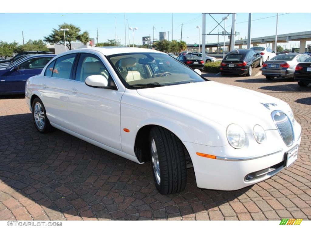 White Onyx 2005 Jaguar S-Type 3.0 Exterior Photo #38981297