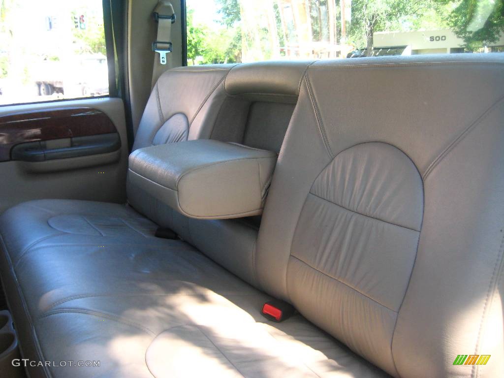 2000 F350 Super Duty Lariat Crew Cab Dually - Woodland Green Metallic / Medium Parchment photo #14