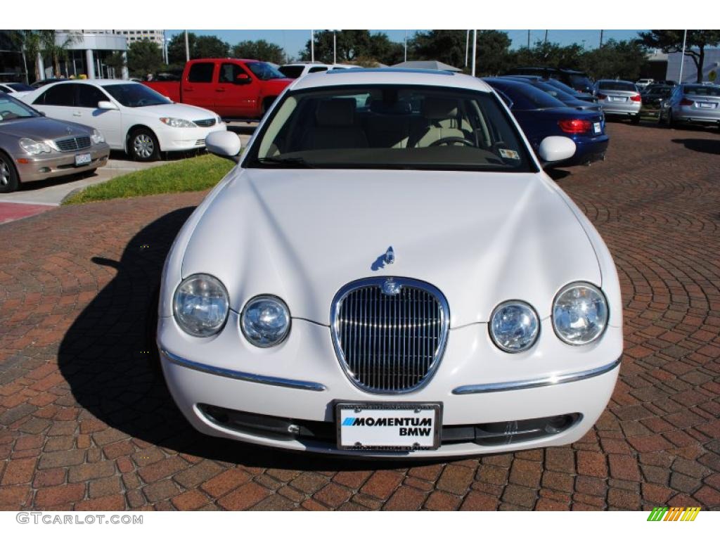 White Onyx 2005 Jaguar S-Type 3.0 Exterior Photo #38981325