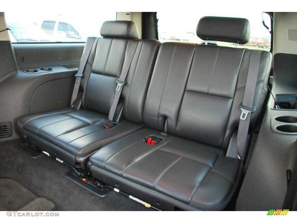 Ebony Interior 2008 Chevrolet Suburban 1500 LT Photo #38981561