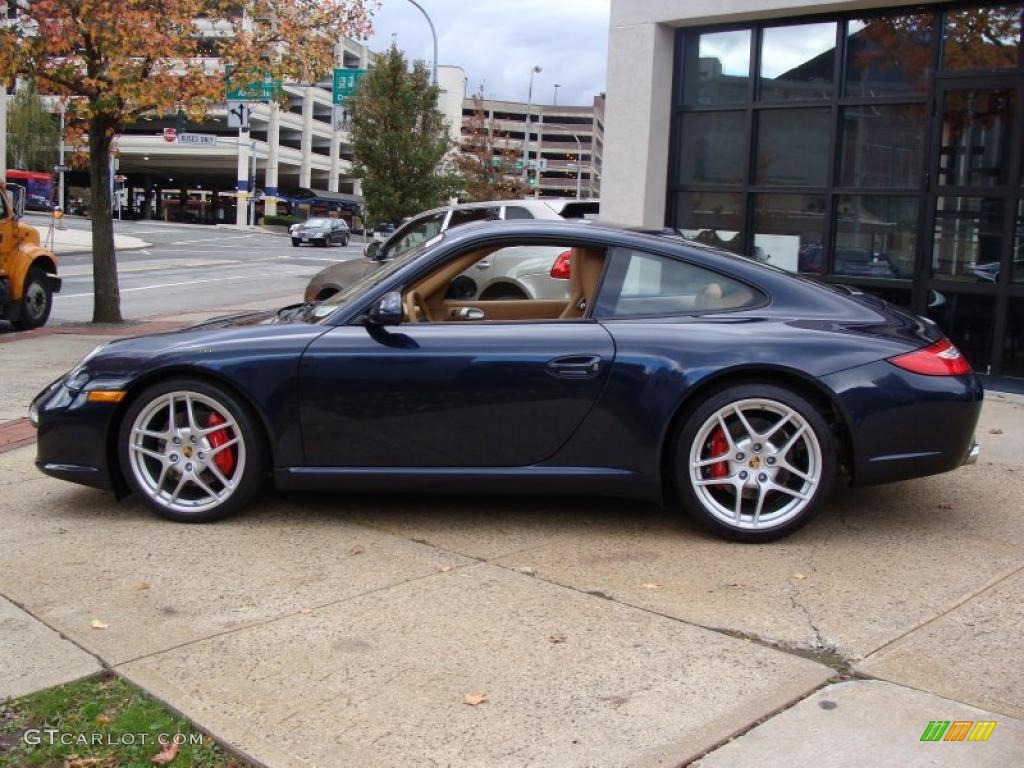 Dark Blue Metallic 2011 Porsche 911 Carrera S Coupe Exterior Photo #38981701