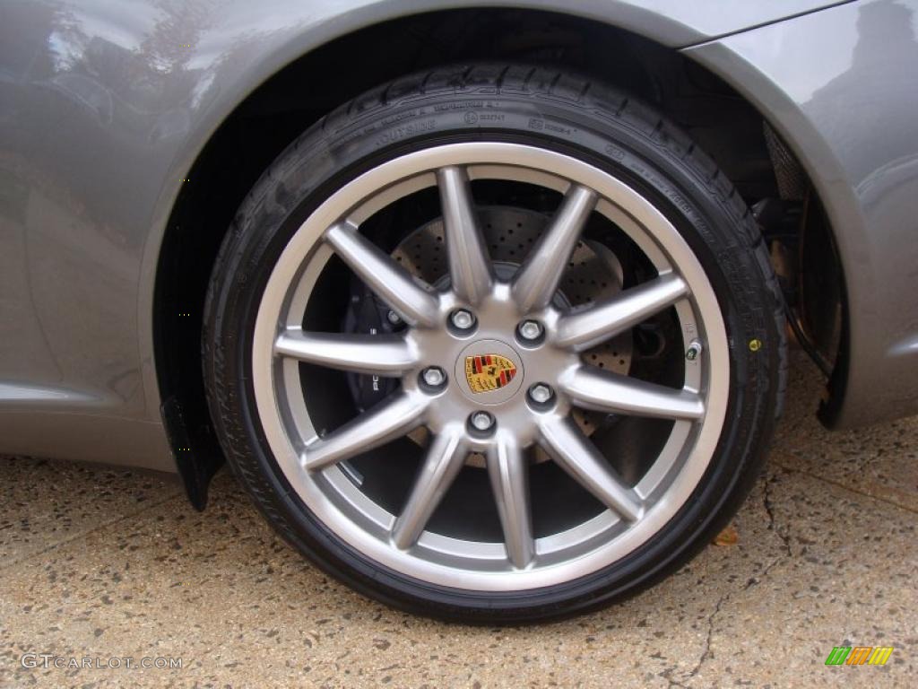 2011 911 Carrera Cabriolet - Meteor Grey Metallic / Black photo #7