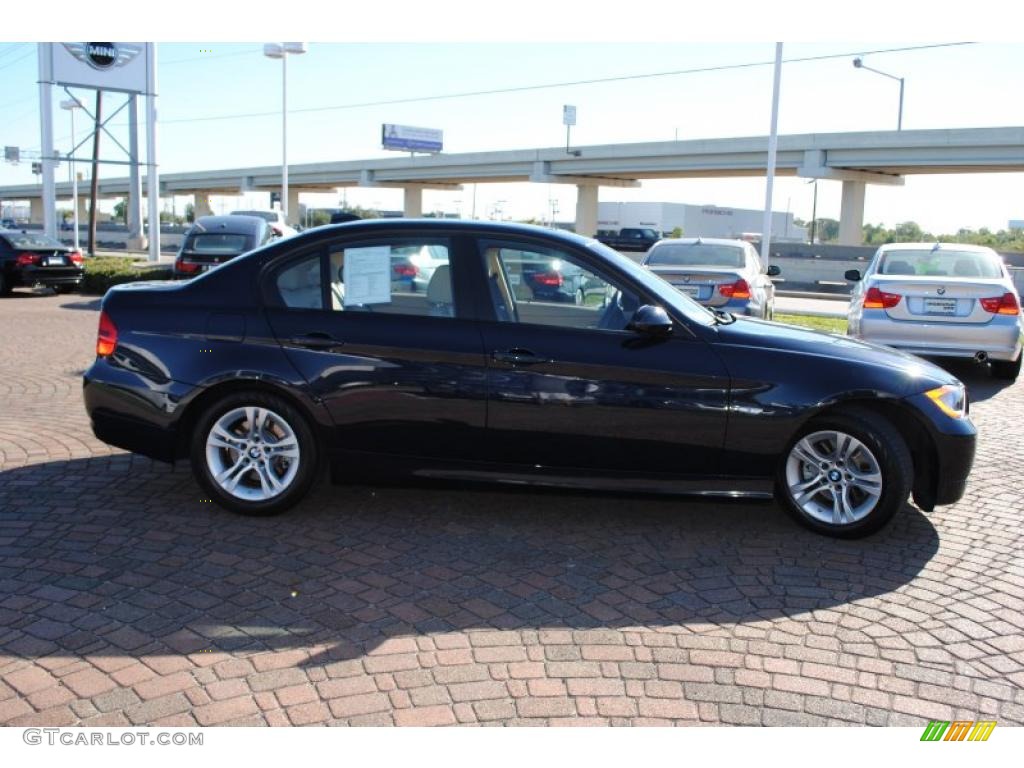 2008 3 Series 328i Sedan - Monaco Blue Metallic / Beige photo #6