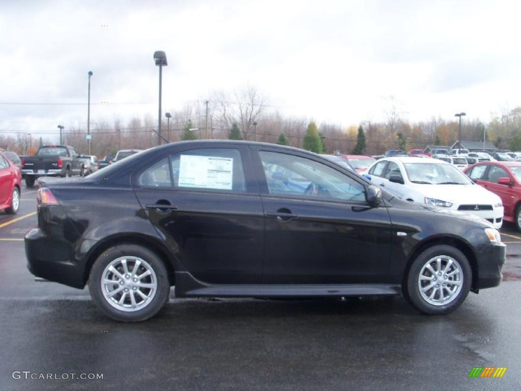 Tarmac Black Pearl 2011 Mitsubishi Lancer ES Exterior Photo #38983365
