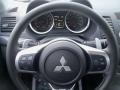 Black 2011 Mitsubishi Lancer RALLIART AWD Steering Wheel