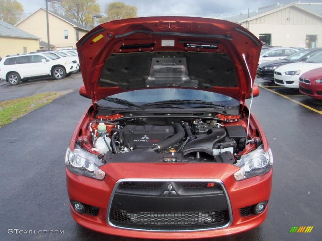 2011 Mitsubishi Lancer RALLIART AWD 2.0 Liter Turbocharged DOHC 16-Valve MIVEC 4 Cylinder Engine Photo #38983969