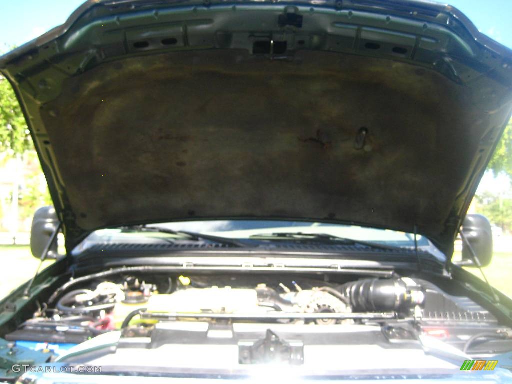 2000 F350 Super Duty Lariat Crew Cab Dually - Woodland Green Metallic / Medium Parchment photo #20