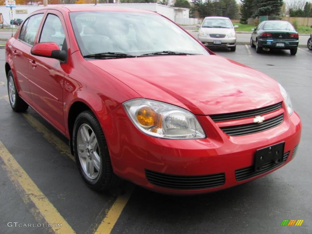 Victory Red 2006 Chevrolet Cobalt LT Sedan Exterior Photo #38984565