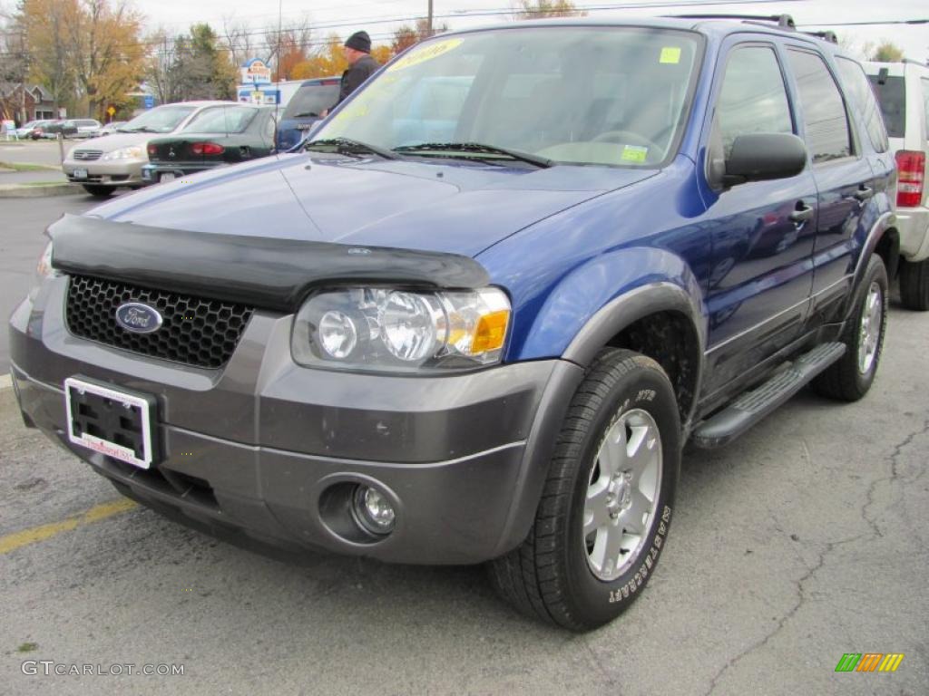 2006 Escape XLT V6 4WD - Sonic Blue Metallic / Medium/Dark Flint photo #1