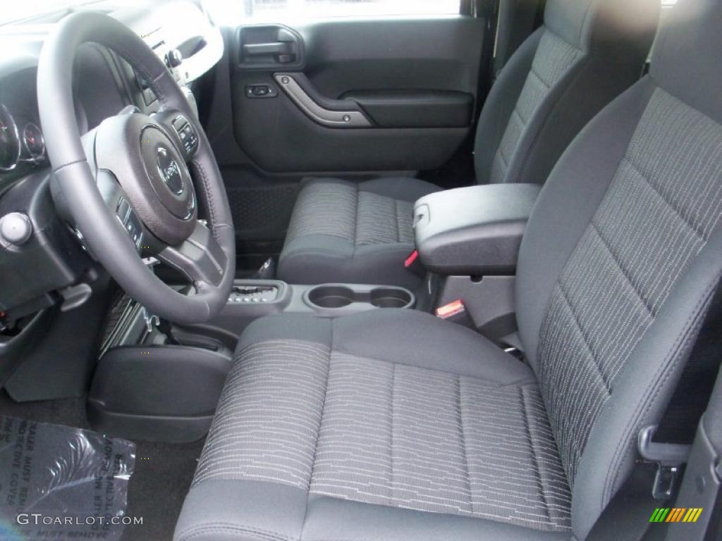 2011 Wrangler Sport S 4x4 - Black / Black photo #2