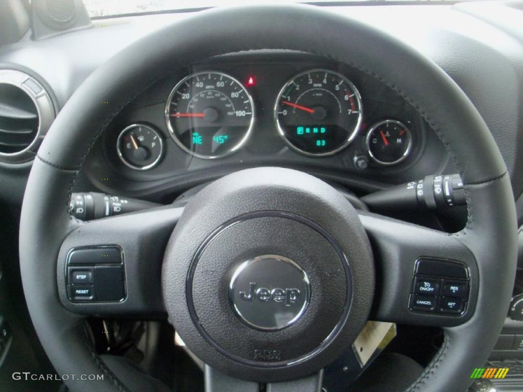 2011 Wrangler Sport S 4x4 - Black / Black photo #6