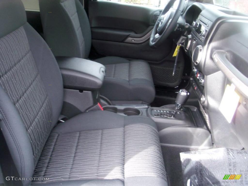 2011 Wrangler Sport S 4x4 - Black / Black photo #22