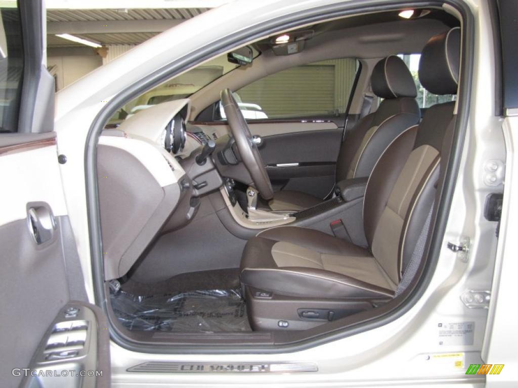 Cocoa/Cashmere Interior 2010 Chevrolet Malibu LTZ Sedan Photo #38987581