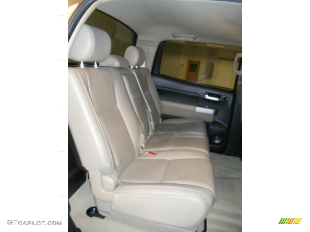 2008 Tundra Limited CrewMax 4x4 - Pyrite Mica / Beige photo #25