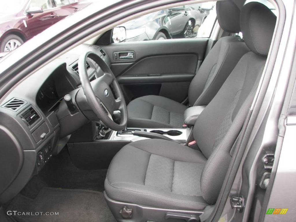 Charcoal Black Interior 2010 Ford Fusion SE Photo #38988593
