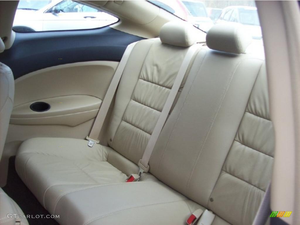 Ivory Interior 2008 Honda Accord EX-L V6 Coupe Photo #38989053