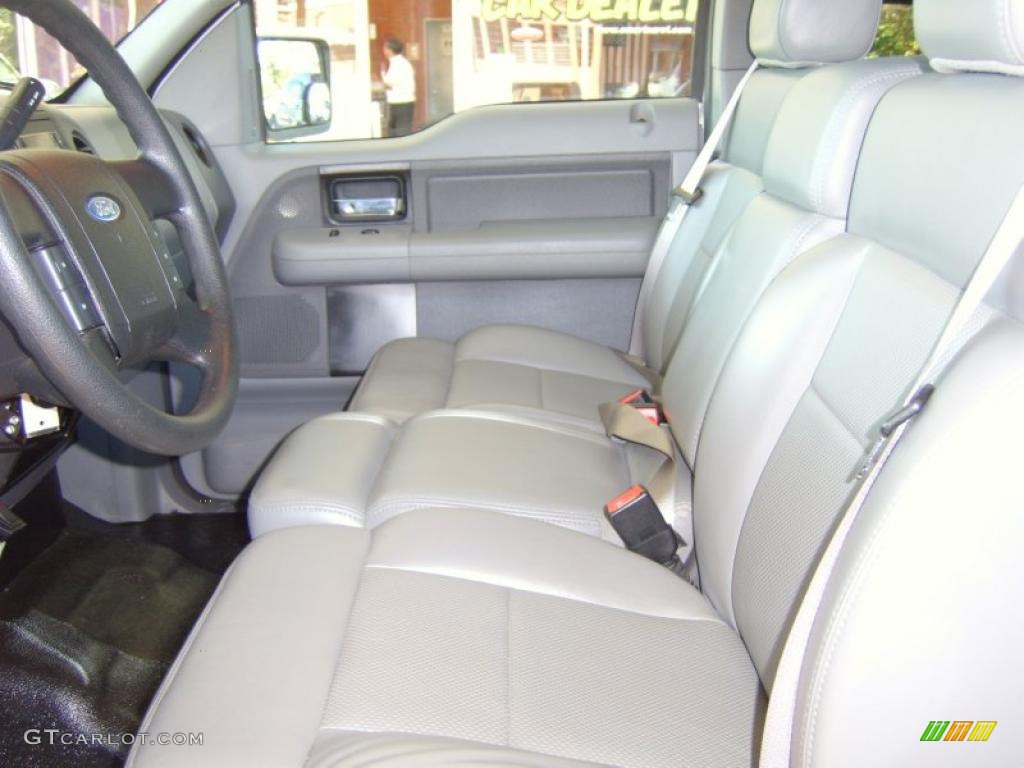 2006 F150 XL SuperCab - Oxford White / Medium/Dark Flint photo #8