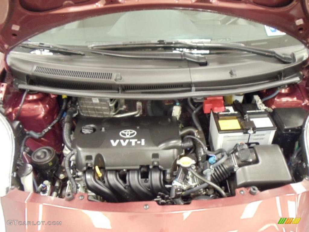 2009 Toyota Yaris 5 Door Liftback 1.5 Liter DOHC 16-Valve VVT-i 4 Cylinder Engine Photo #38990245