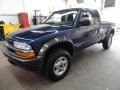 Indigo Blue Metallic 2001 Chevrolet S10 LS Extended Cab 4x4