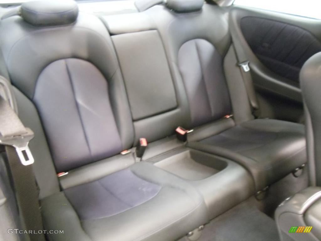 Charcoal/Dark Blue Interior 2005 Mercedes-Benz CLK 500 Coupe Photo #38990565