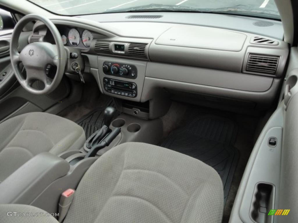 2004 Dodge Stratus ES Sedan Dark Slate Gray Dashboard Photo #38990793