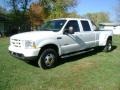 Front 3/4 View of 2003 F350 Super Duty XLT Crew Cab 4x4 Dually