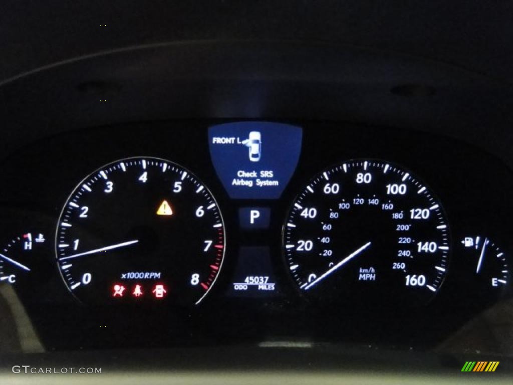 2007 Lexus LS 460 L Gauges Photo #38993049