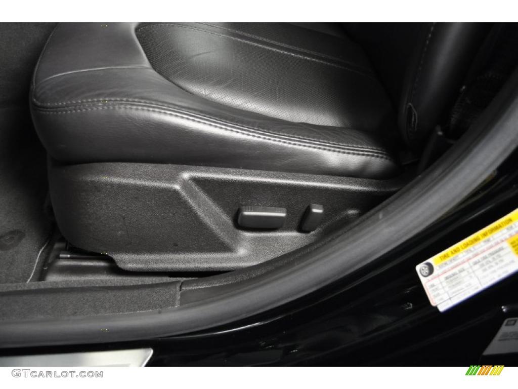 Ebony Interior 2009 Cadillac CTS Sedan Photo #38993389
