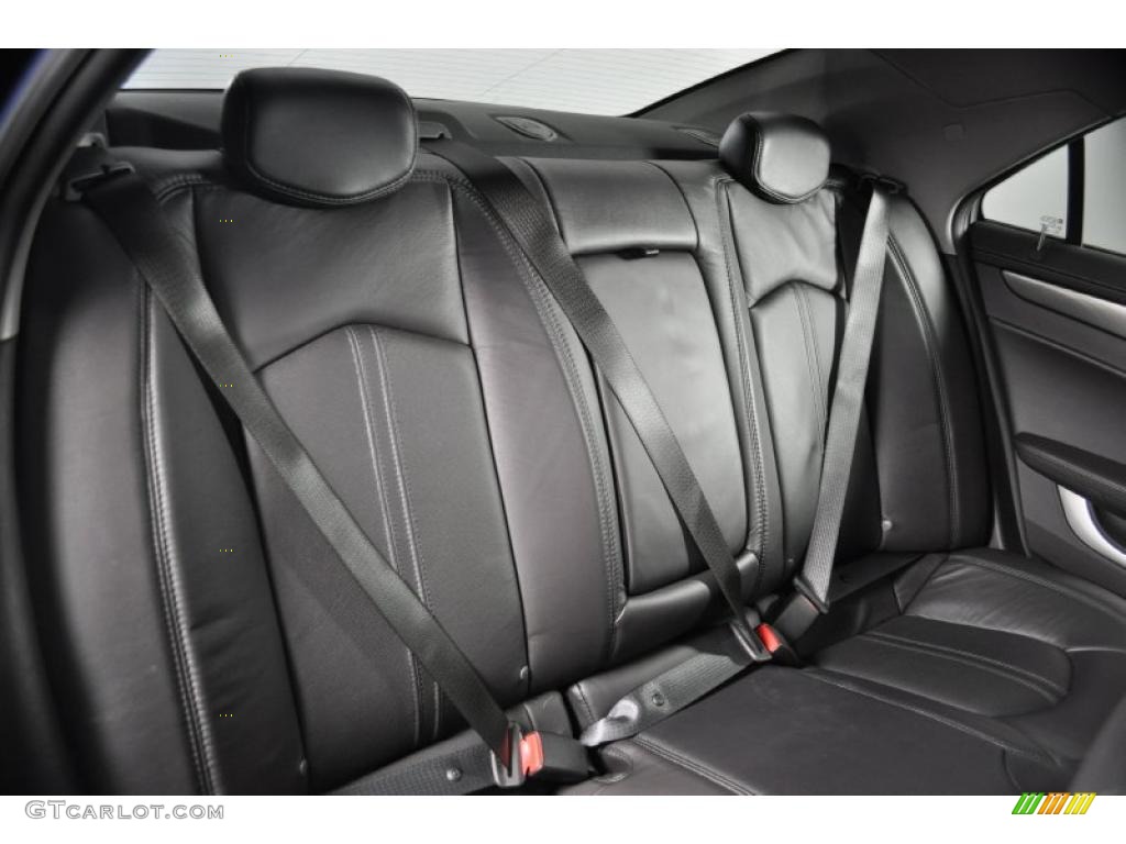 Ebony Interior 2009 Cadillac CTS Sedan Photo #38993513