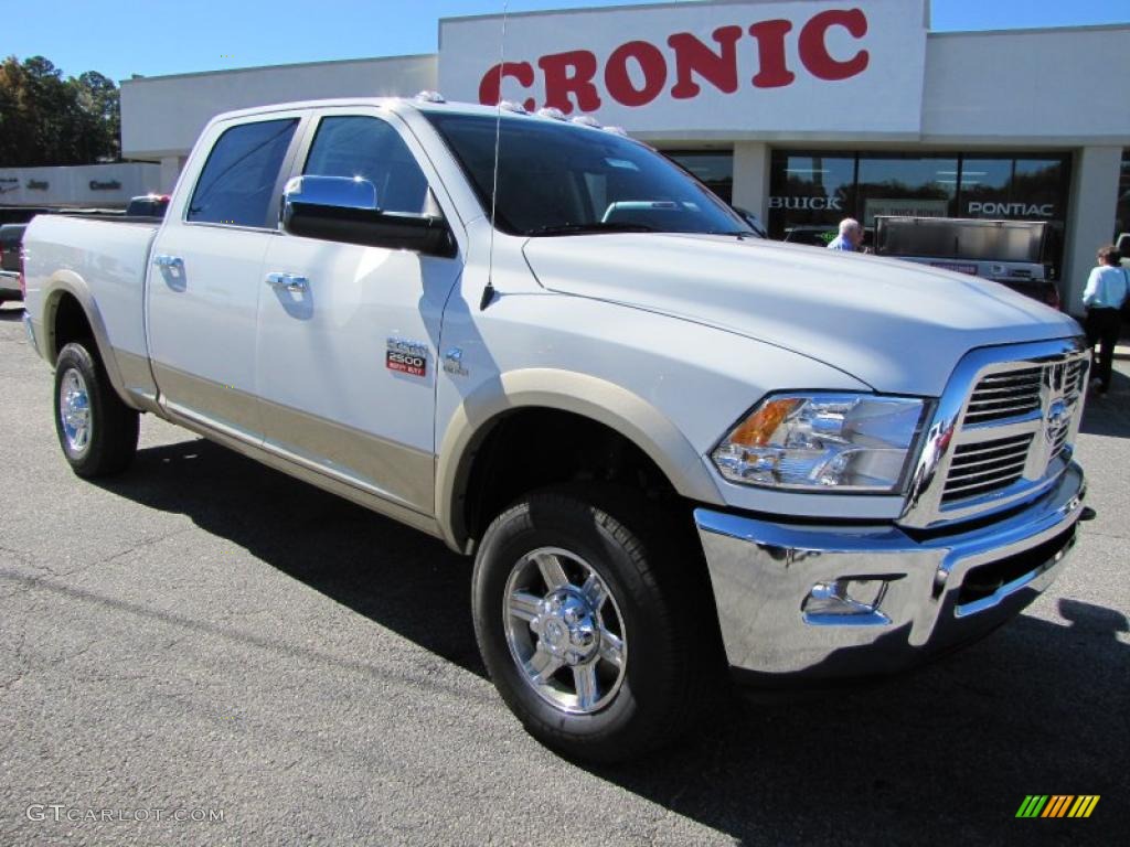 2011 Ram 2500 HD Laramie Crew Cab 4x4 - Bright White / Dark Slate photo #1