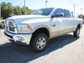 2011 Bright White Dodge Ram 2500 HD Laramie Crew Cab 4x4  photo #3