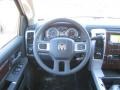 Dark Slate 2011 Dodge Ram 2500 HD Laramie Mega Cab 4x4 Steering Wheel