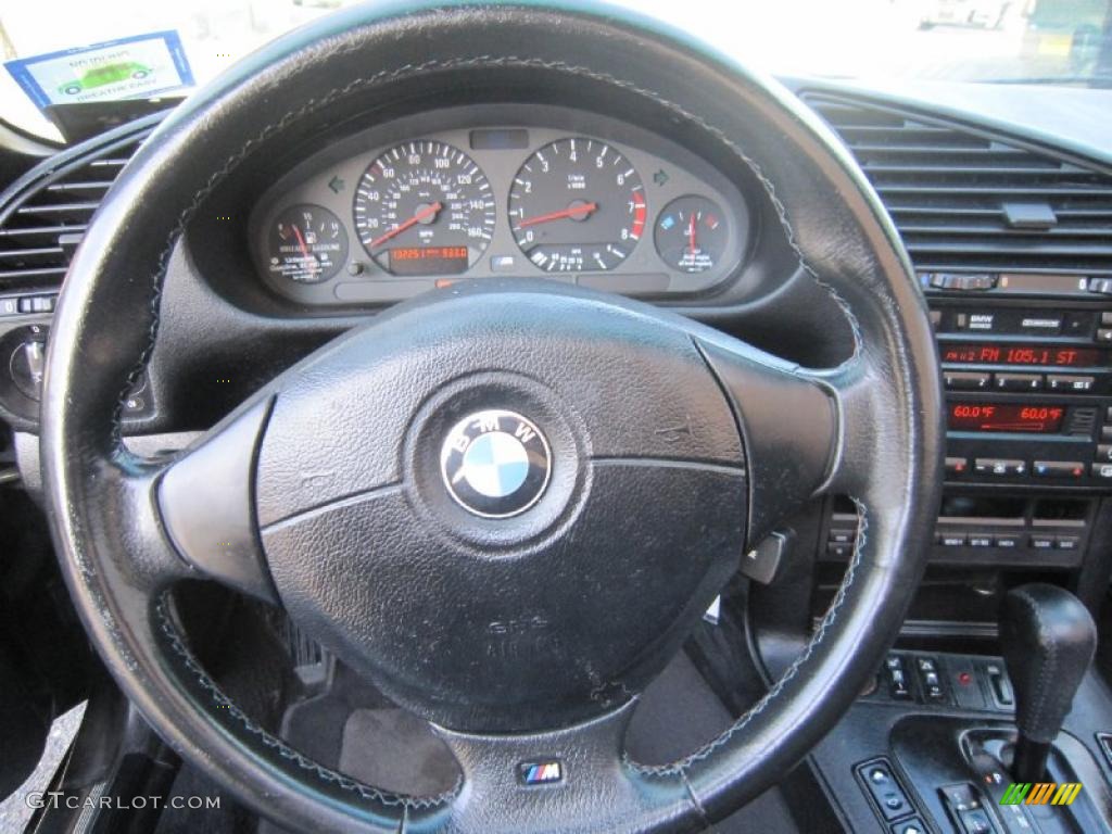 1999 BMW M3 Convertible Black Steering Wheel Photo #38994358