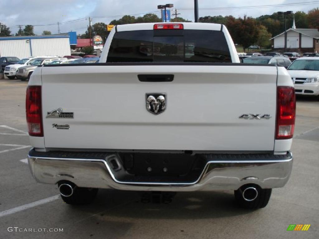 2011 Ram 1500 Big Horn Quad Cab 4x4 - Bright White / Dark Slate Gray/Medium Graystone photo #4