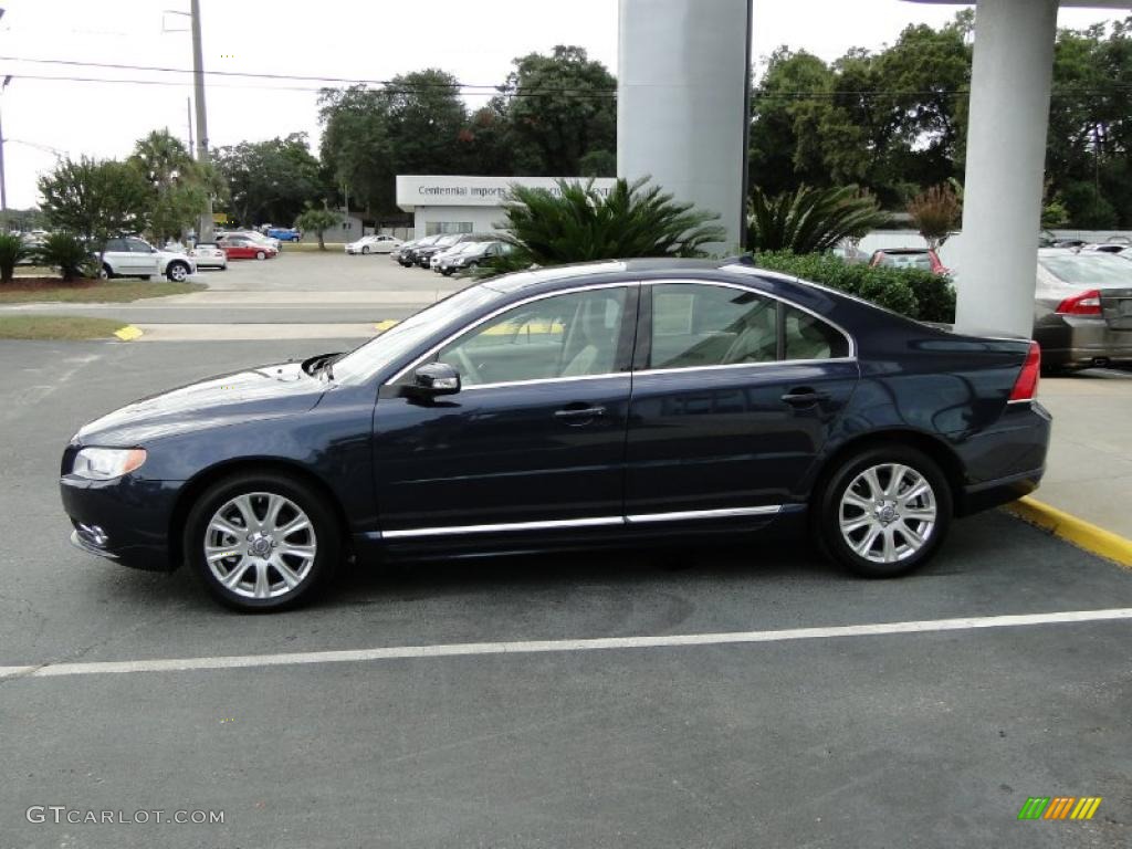 2010 S80 3.2 - Caspian Blue Metallic / Sandstone photo #3