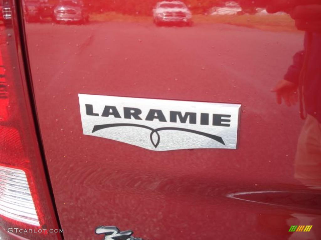 2011 Ram 1500 Laramie Quad Cab 4x4 - Deep Cherry Red Crystal Pearl / Dark Slate Gray/Medium Graystone photo #15