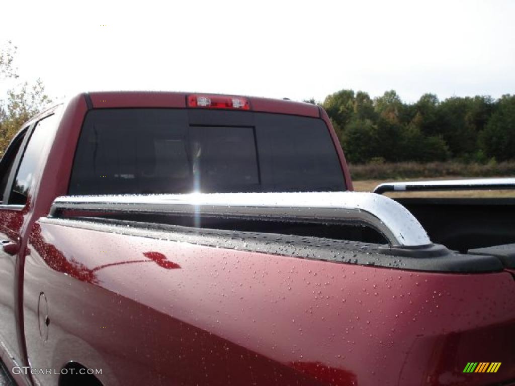 2011 Ram 1500 Laramie Quad Cab 4x4 - Deep Cherry Red Crystal Pearl / Dark Slate Gray/Medium Graystone photo #16